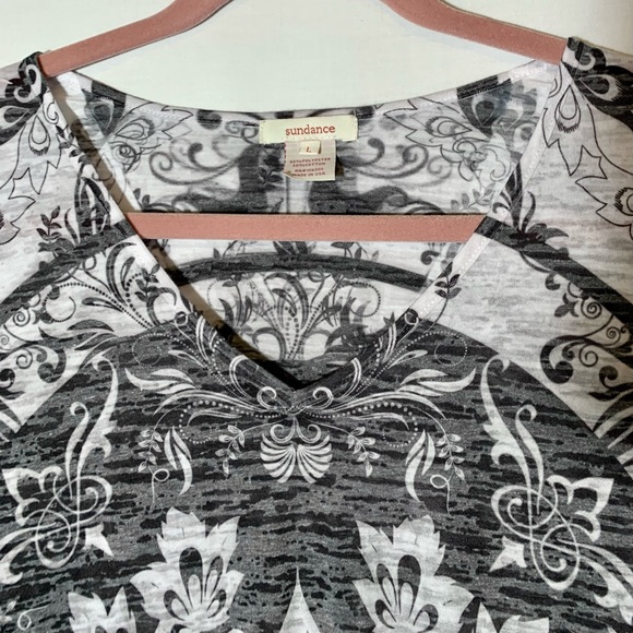 Sundance V-Neck Floral Boho Tank top size Large - Picture 3 of 9